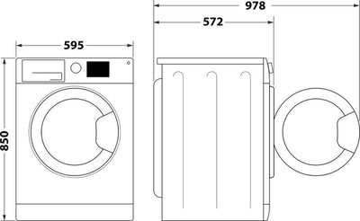 Bauknecht WM Class 7A Frontlader-Waschmaschine: 7kg, ActiveCare, Dampf-Hygiene, Flecken-Entferner