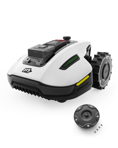 Mammotion YUKA Mini 700 Mähroboter mit Garage – Kabelloses Rasenmähen mit KI-Navigation & NetRTK+ Vision-System