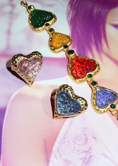 Adam Love In All Shape Blue Ring