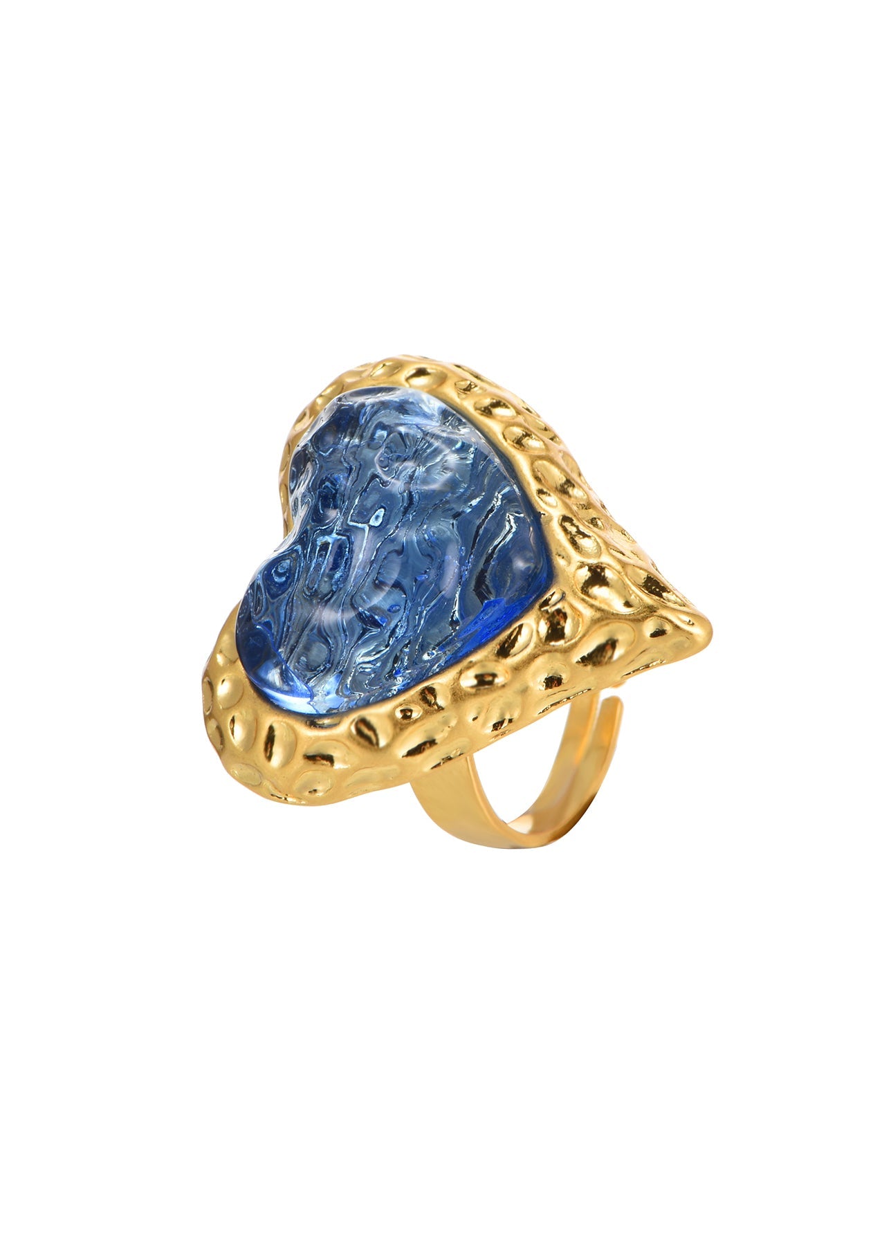Adam Love In All Shape Blue Ring