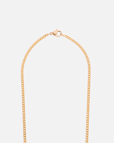Beware Bone Necklace - Gold